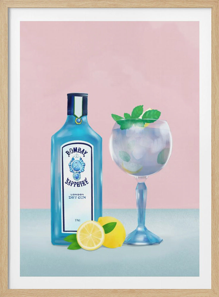 Gin Cocktail - Poster / Art Print