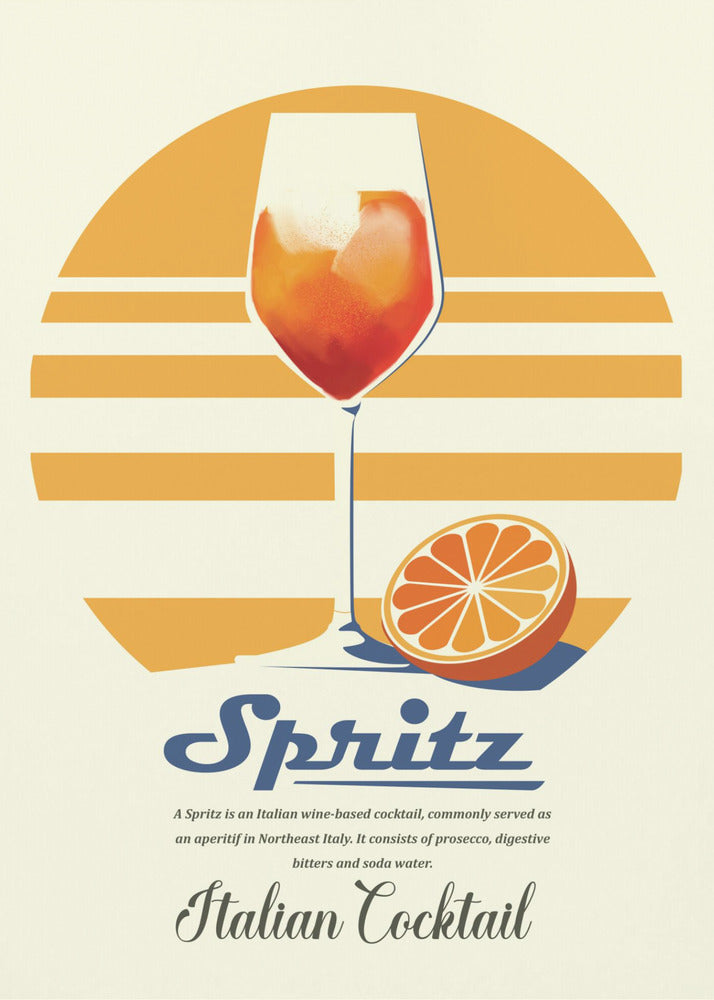 Spritz summer print - Poster / Art Print