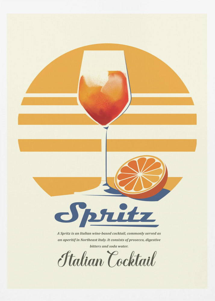 Spritz summer print - Poster / Art Print