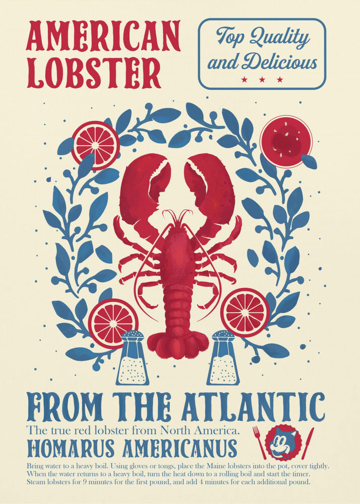 Lobster kitchen print - Poster / Art Print