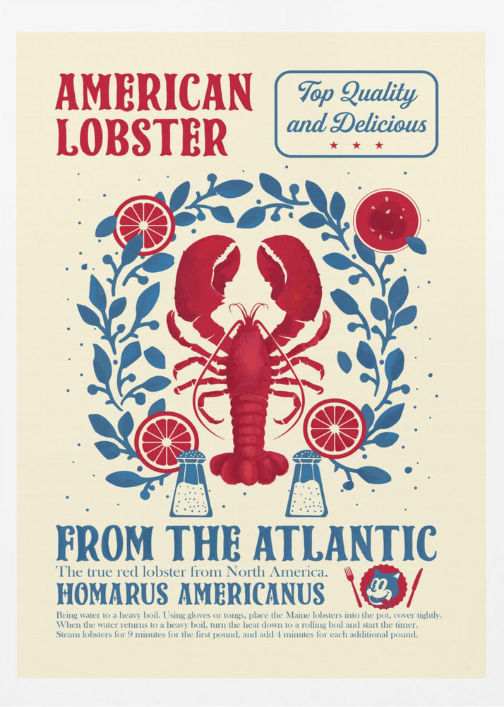 Lobster kitchen print - Poster / Art Print