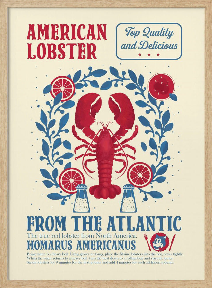Lobster kitchen print - Poster / Art Print
