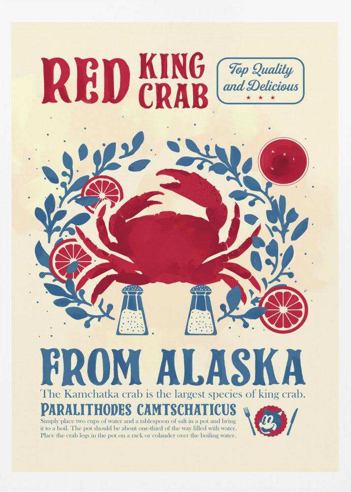 Crab kitchen print - Poster / Art Print
