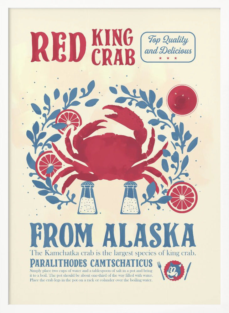 Crab kitchen print - Poster / Art Print