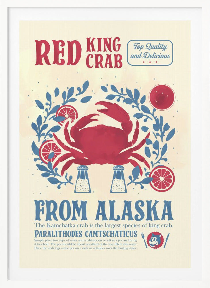Crab kitchen print - Poster / Art Print