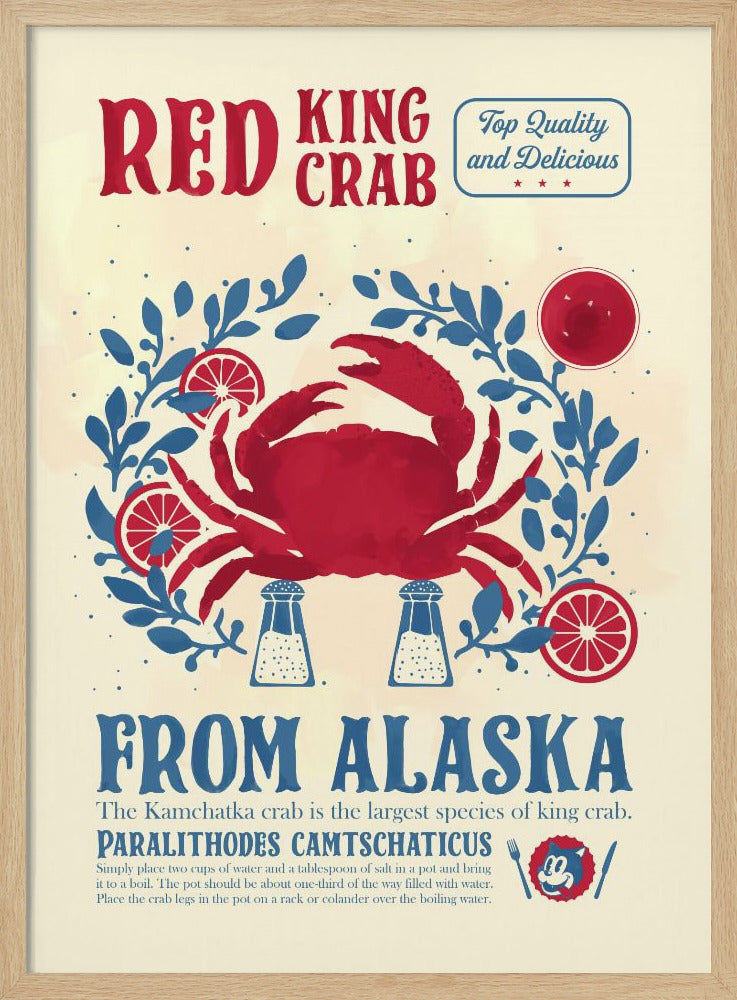 Crab kitchen print - Poster / Art Print