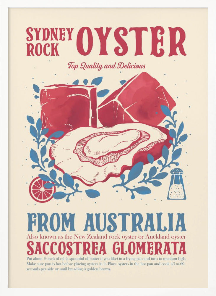 Oyster kitchen decor - Poster / Art Print