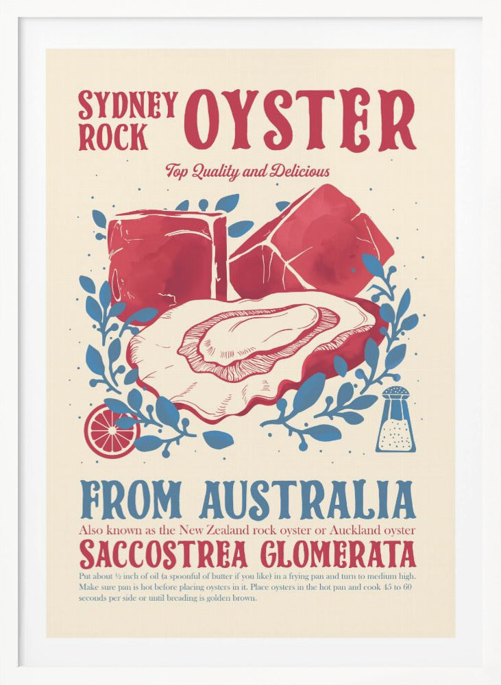 Oyster kitchen decor - Poster / Art Print