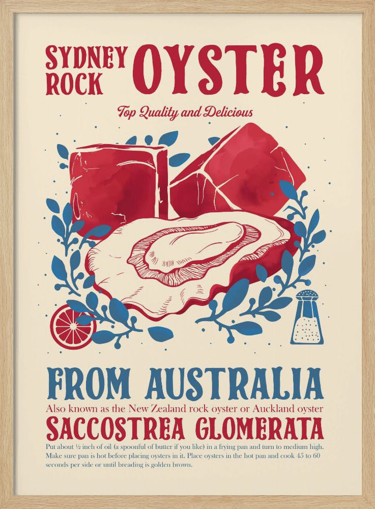 Oyster kitchen decor - Poster / Art Print