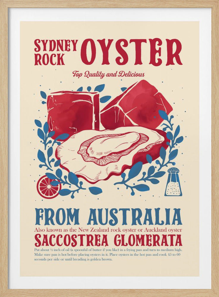 Oyster kitchen decor - Poster / Art Print