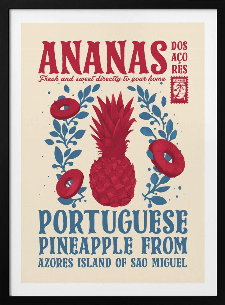 Pineapple kitchen print - Poster / Art Print