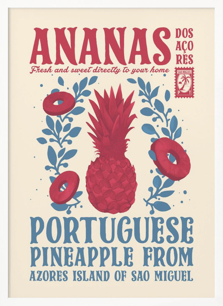 Pineapple kitchen print - Poster / Art Print