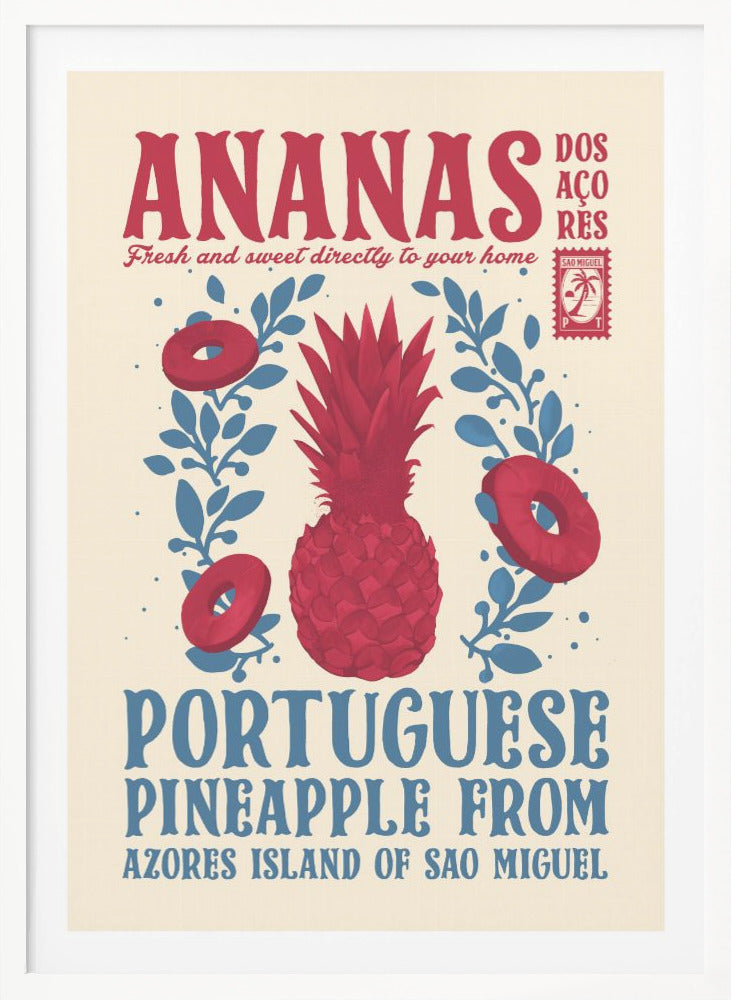 Pineapple kitchen print - Poster / Art Print