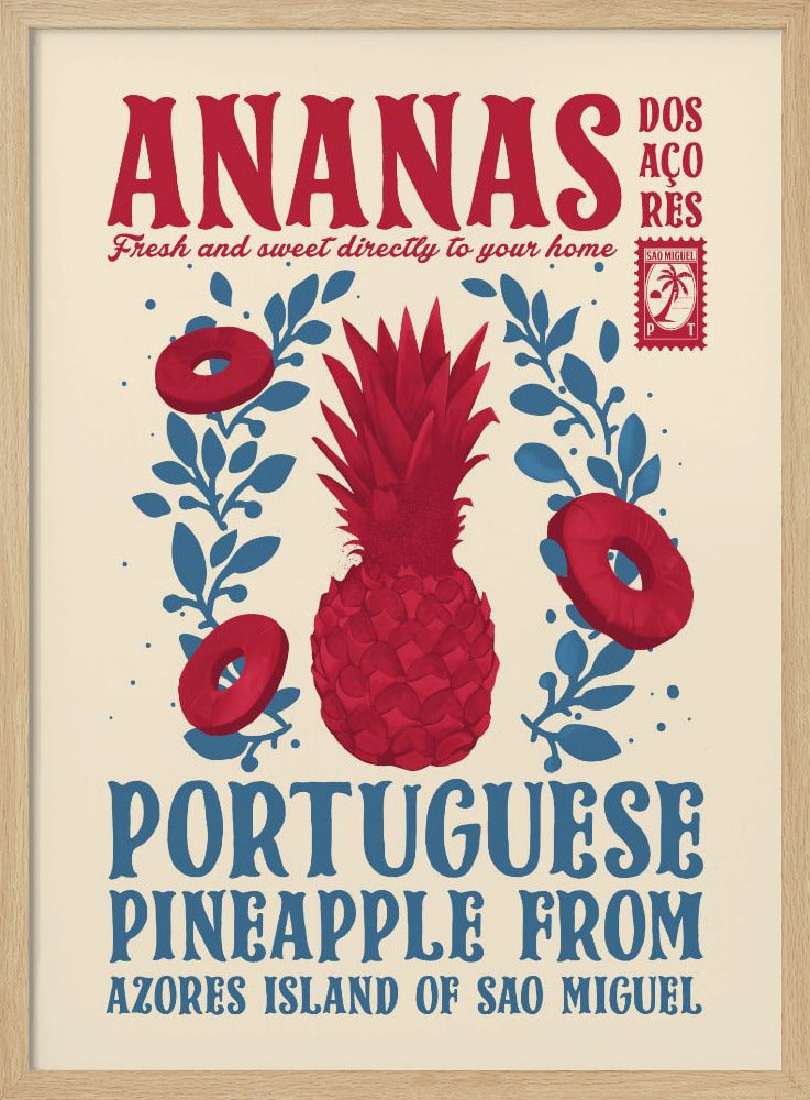Pineapple kitchen print - Poster / Art Print