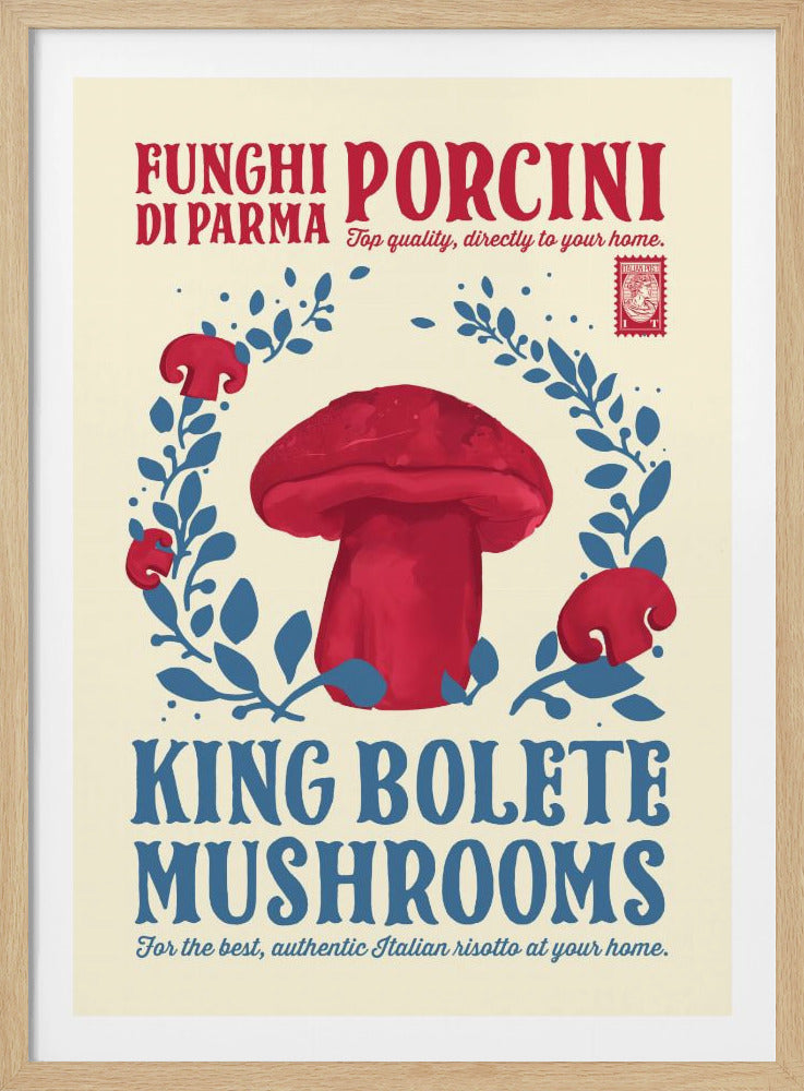Porcini kitchen print - Poster / Art Print