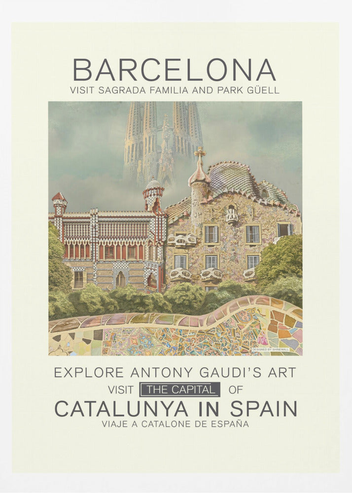 Barcelona print - Poster / Art Print