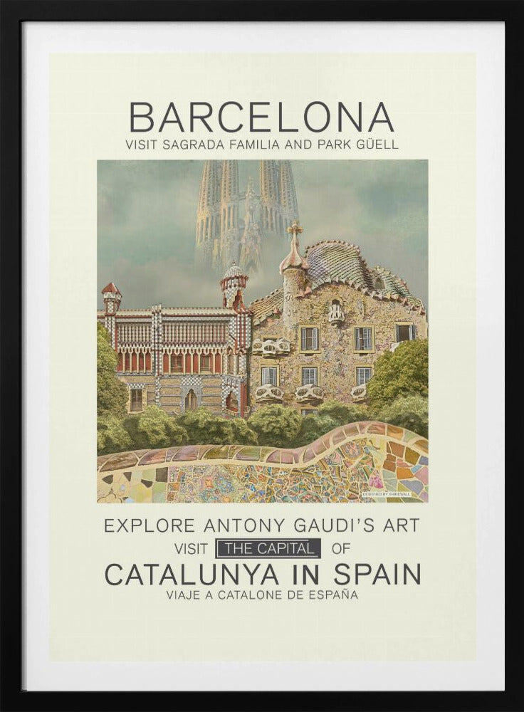 Barcelona print - Poster / Art Print