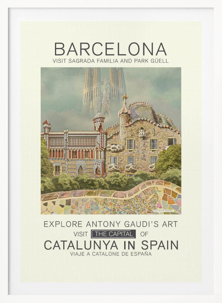Barcelona print - Poster / Art Print
