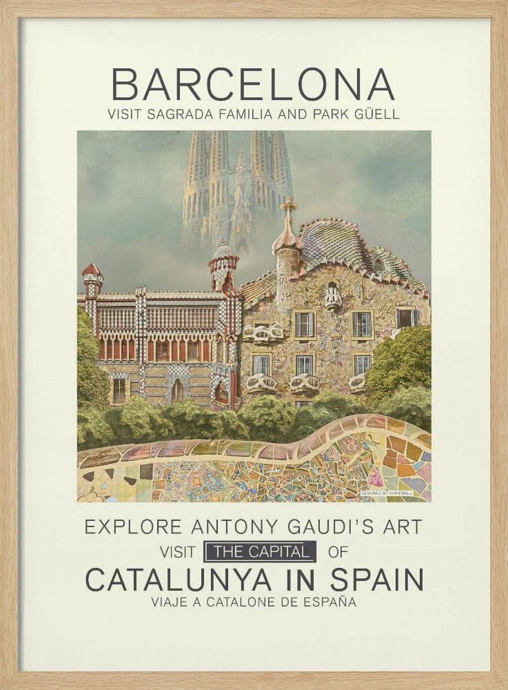 Barcelona print - Poster / Art Print