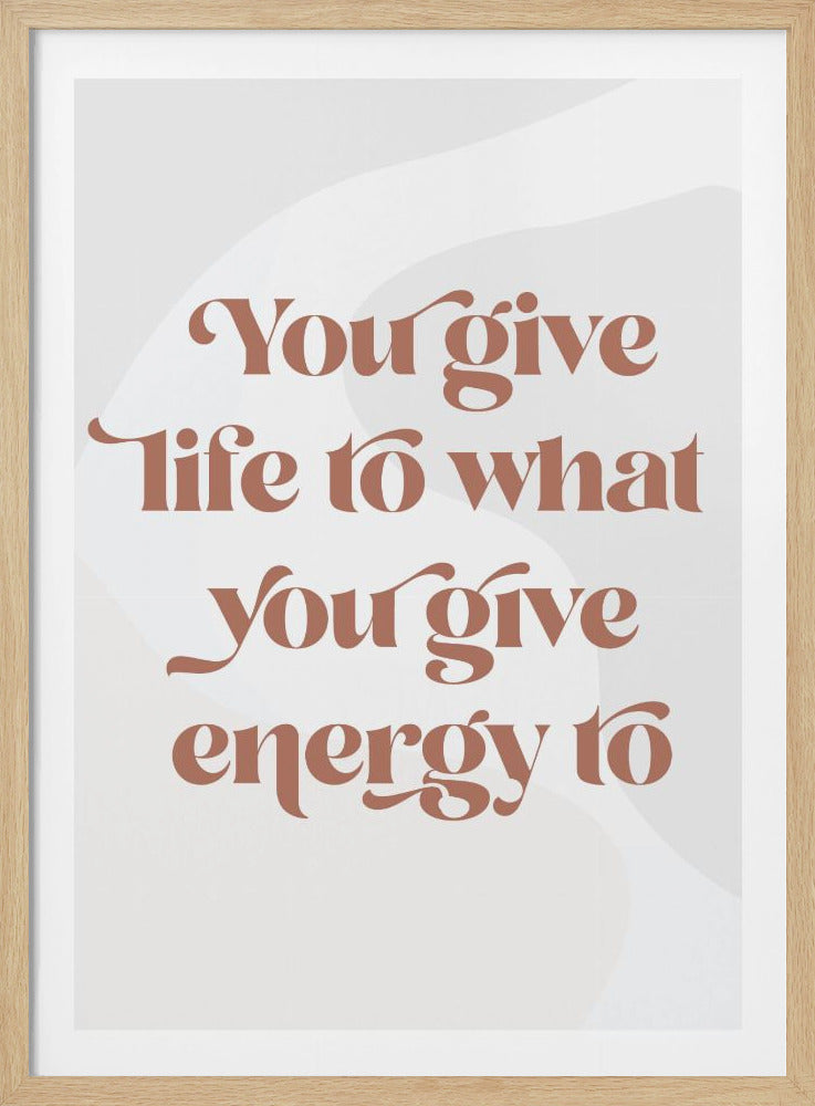 Life Energy - Poster / Art Print