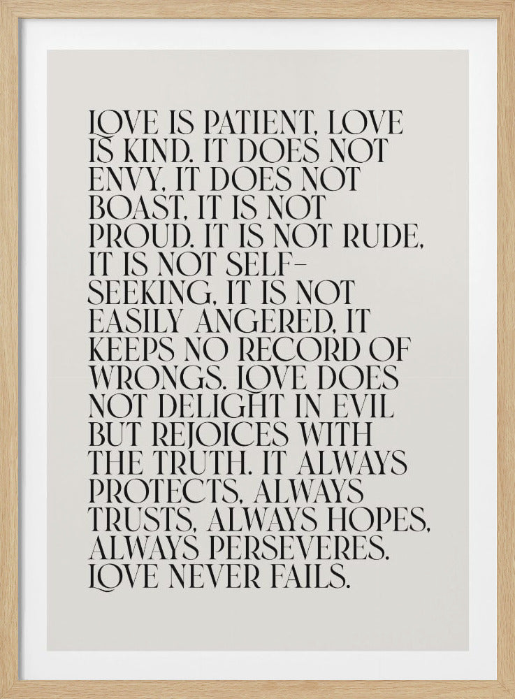 Love Is - Poster / Art Print