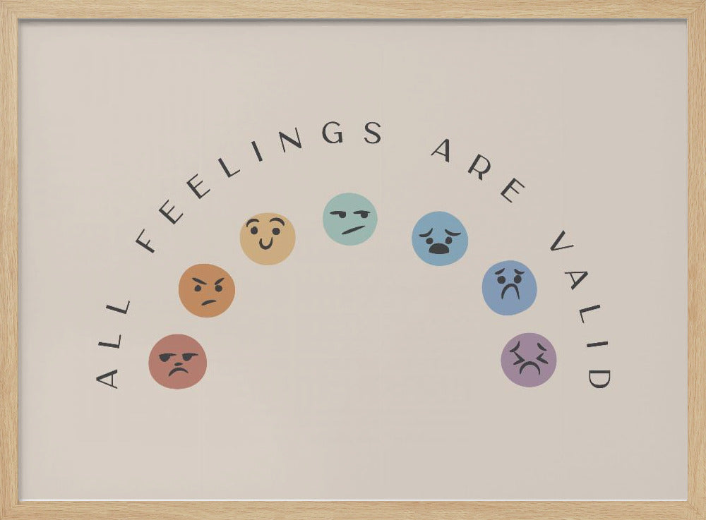 All Feelings Are Valid - Poster / Art Print