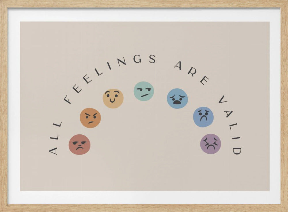 All Feelings Are Valid - Poster / Art Print
