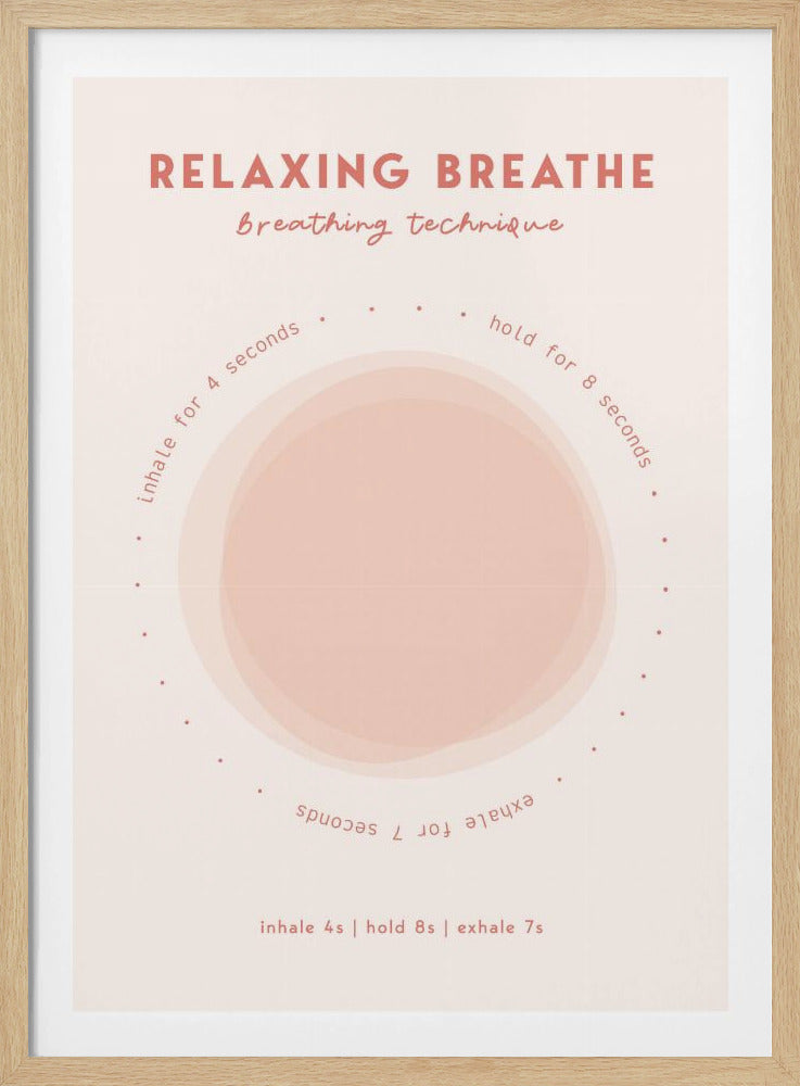 Relaxing Breathe - Poster / Art Print