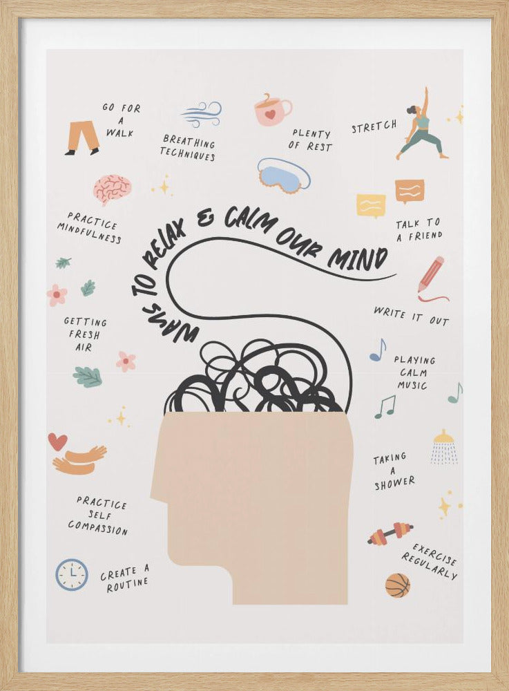Way To Calm Mind - Poster / Art Print