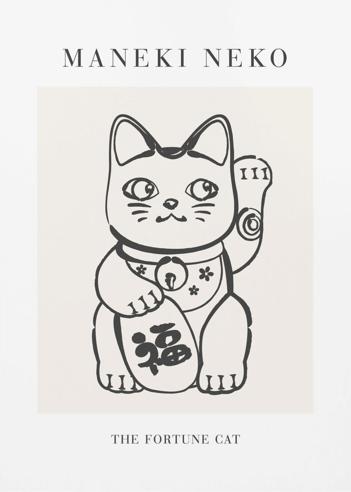 Manekineko No2 - Poster / Art Print