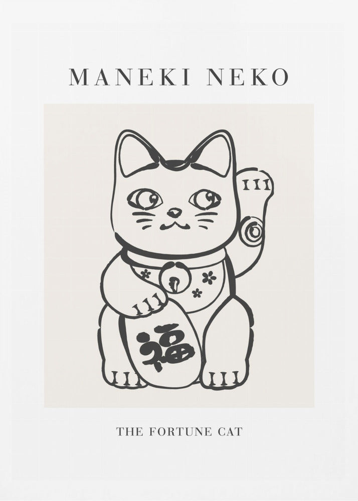 Manekineko No2 - Poster / Art Print