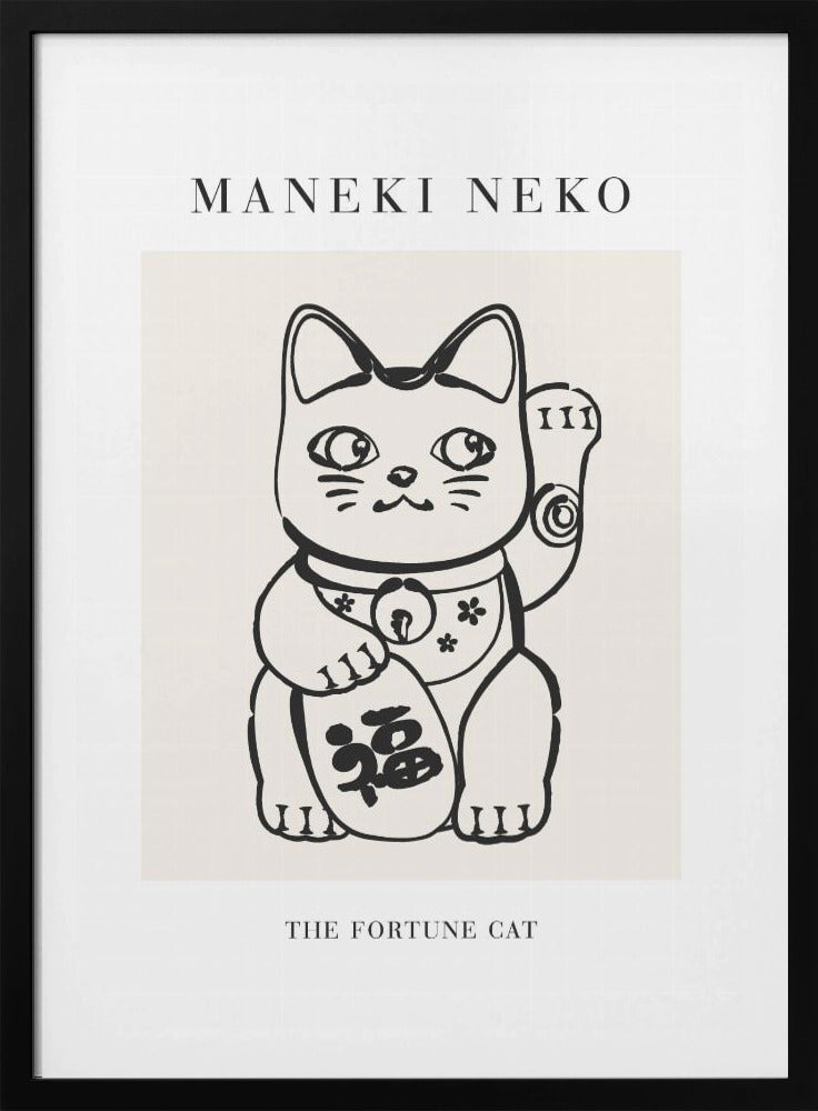 Manekineko No2 - Poster / Art Print