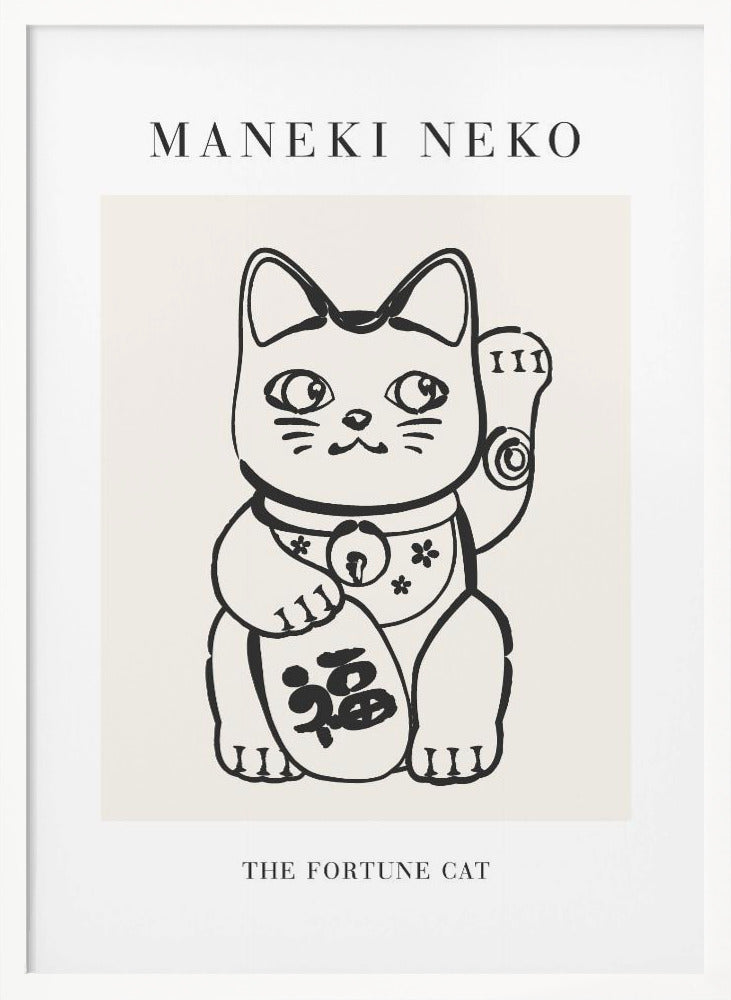 Manekineko No2 - Poster / Art Print
