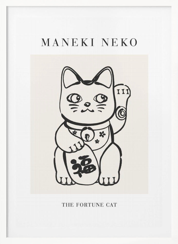 Manekineko No2 - Poster / Art Print