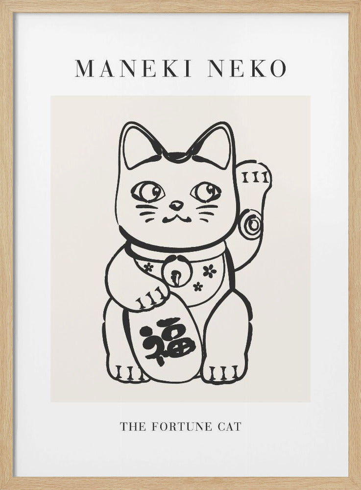 Manekineko No2 - Poster / Art Print
