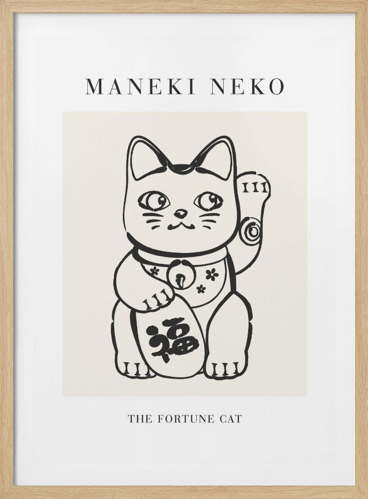 Manekineko No2 - Poster / Art Print
