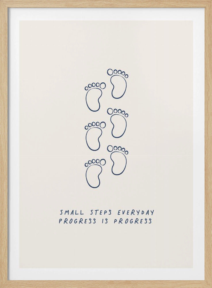 Small Steps - Poster / Art Print