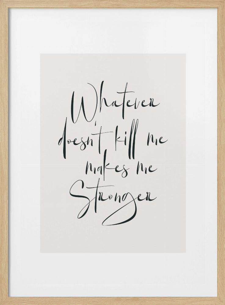 Stronges - Poster / Art Print