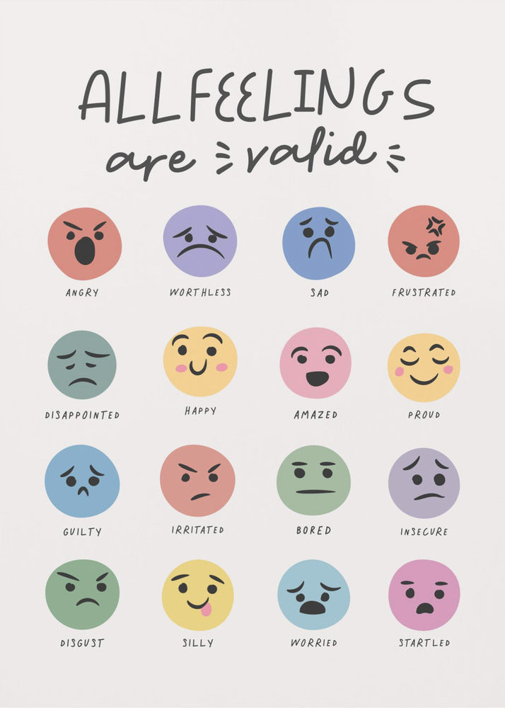 Allfeelingsarevalid - Poster / Art Print