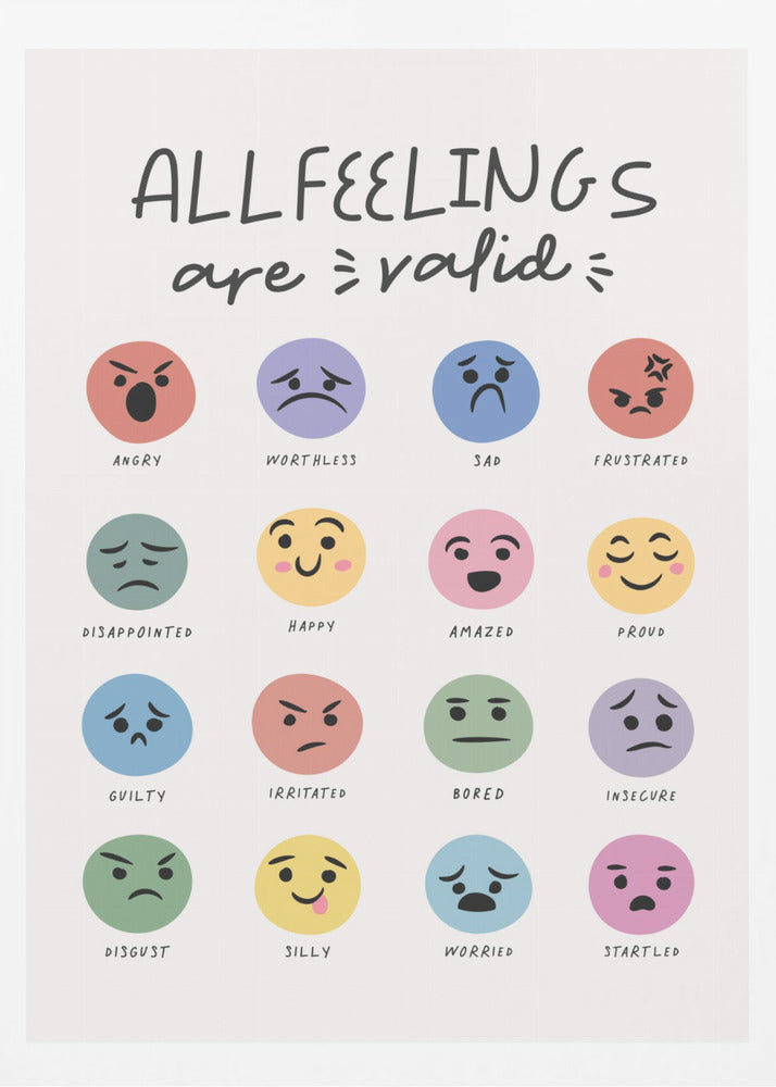 Allfeelingsarevalid - Poster / Art Print