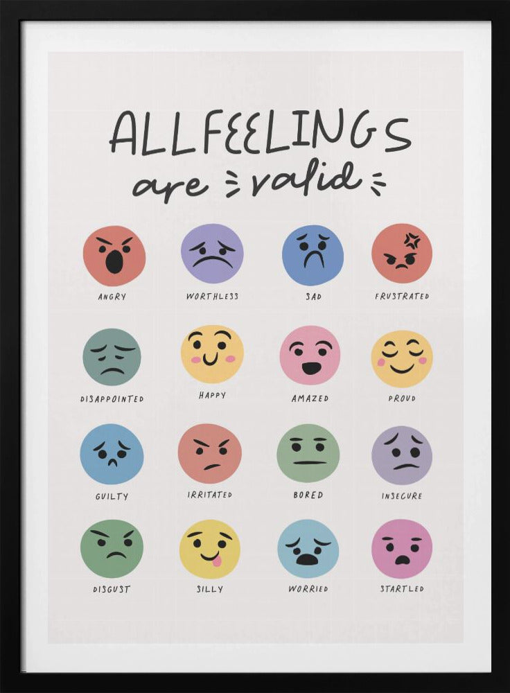 Allfeelingsarevalid - Poster / Art Print