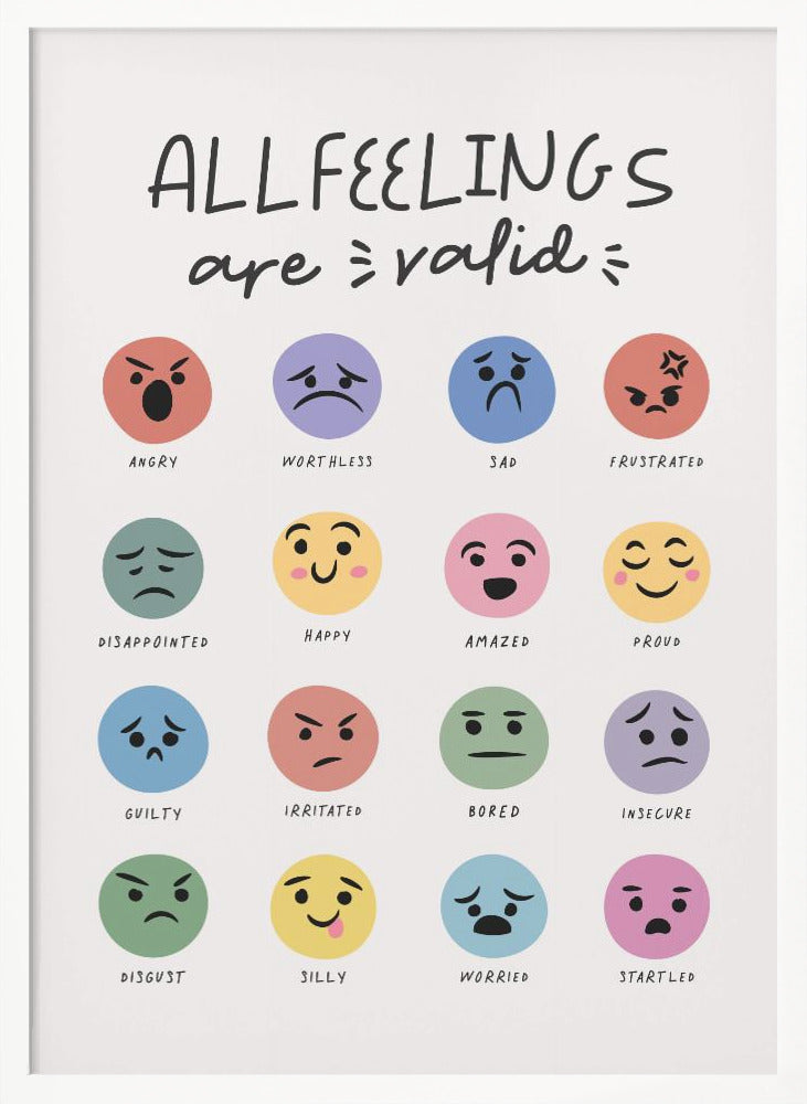 Allfeelingsarevalid - Poster / Art Print
