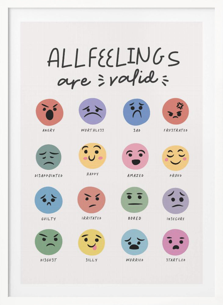 Allfeelingsarevalid - Poster / Art Print