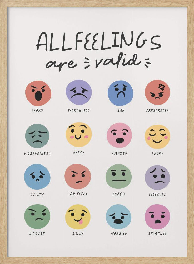 Allfeelingsarevalid - Poster / Art Print