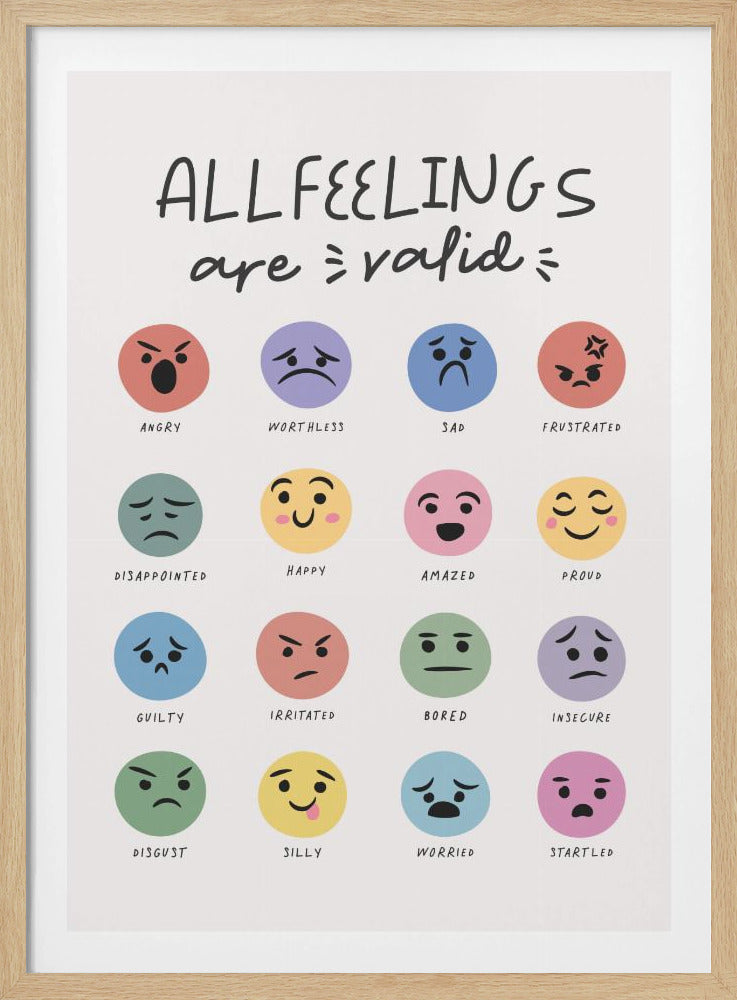 Allfeelingsarevalid - Poster / Art Print
