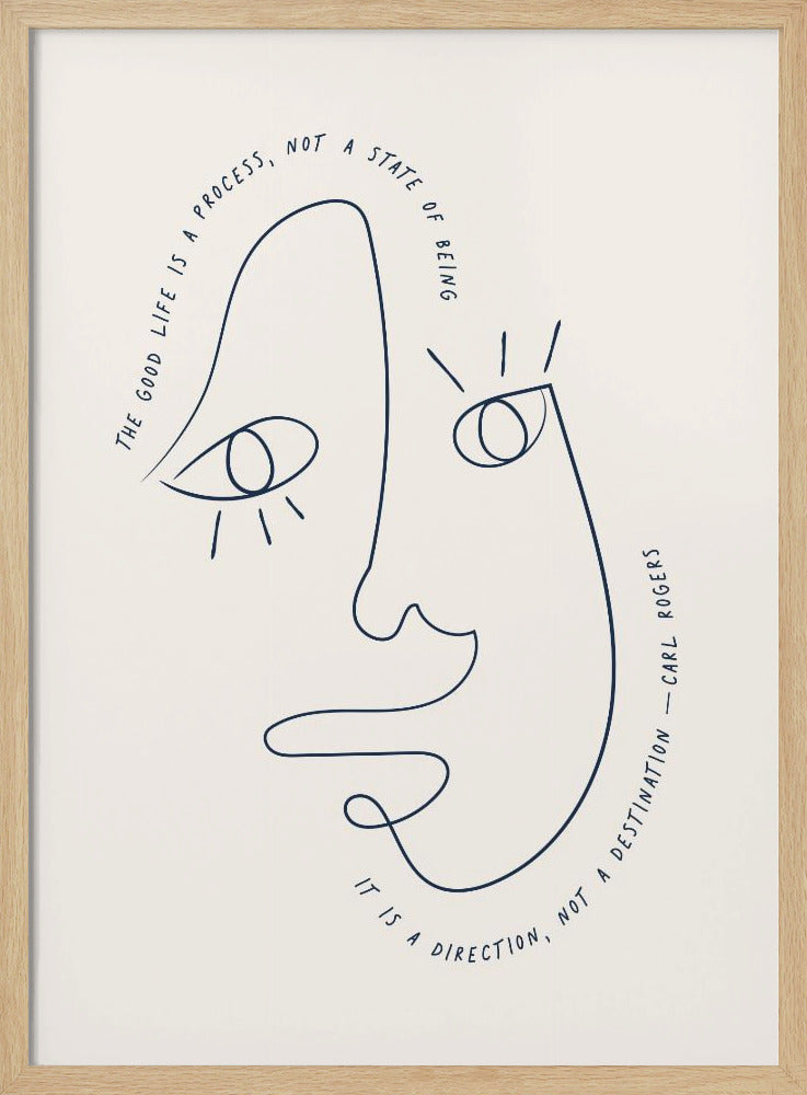 Carl Rogers - Poster / Art Print