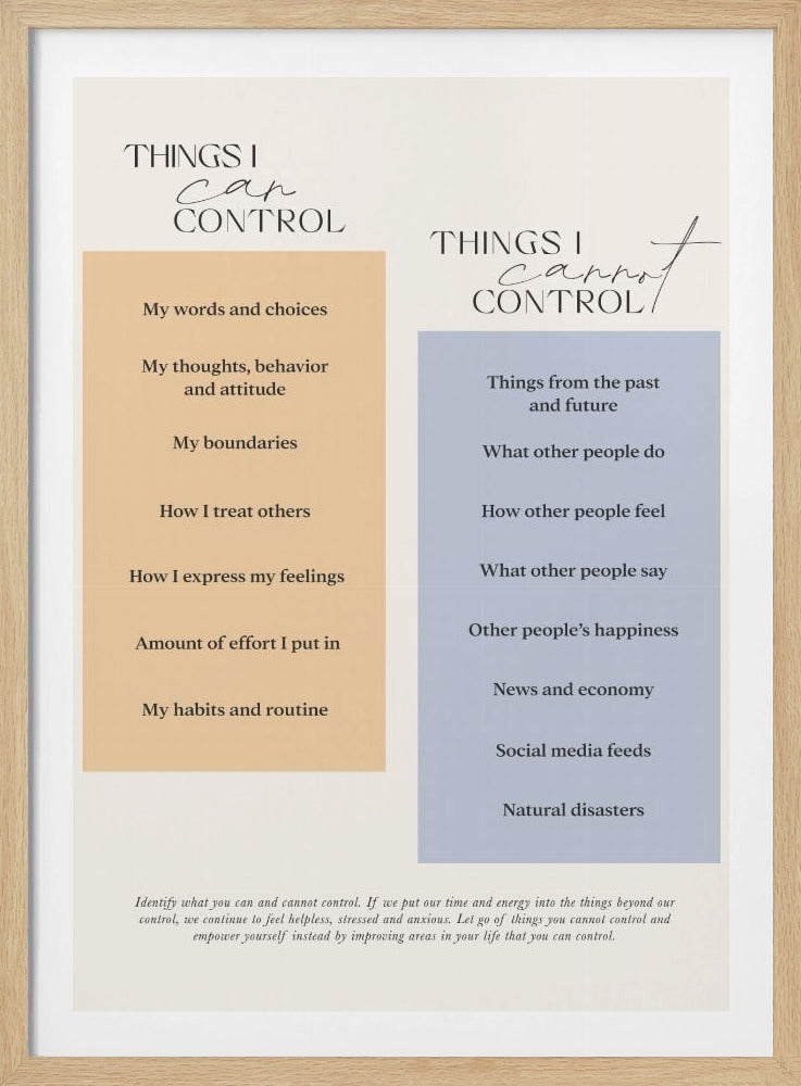 Control - Poster / Art Print