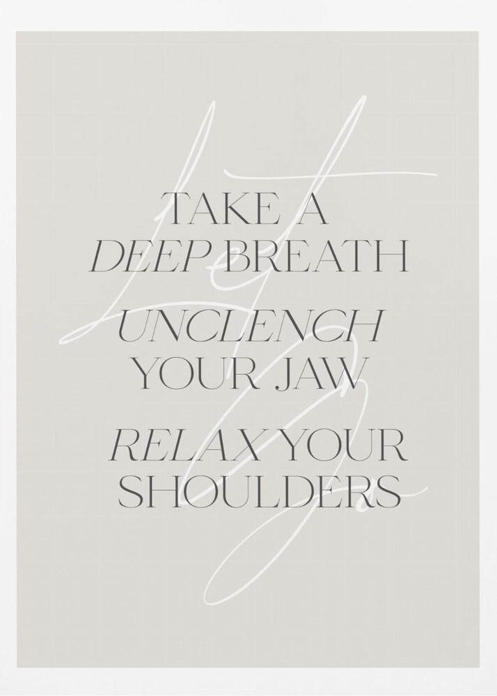Relax - Poster / Art Print