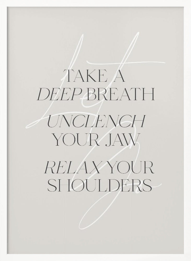 Relax - Poster / Art Print