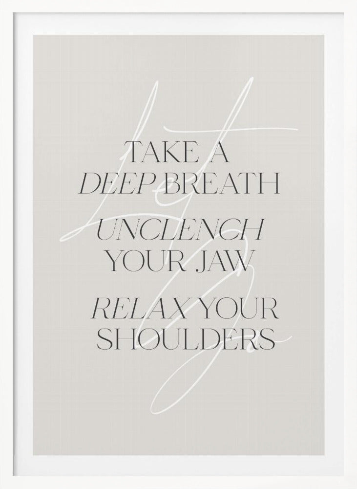 Relax - Poster / Art Print